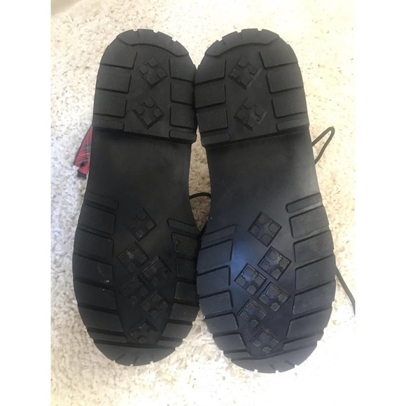 Red combat boots with bulldog #32 - Picture 8 of 9